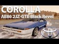 Toyota COROLLA AE86 2JZ-GTE Black Revel для GTA San Andreas видео 1