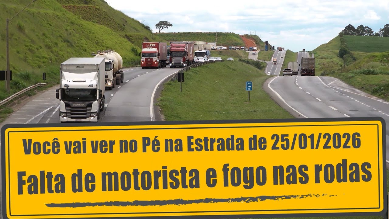 Falta de motorista e rodas que pegam fogo
