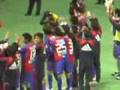 2008/4/12東京ダービー勝利後・お祭り騒ぎのシャー