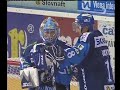 Slovak Slovnaft Extraleague last 1/8final play-off match between MHC Martin & Dukla TrencinMartin was leading 3-0 in the series but Dukla did great turnaround by winning next 4 matches in row - this is video of very unlucky winning  goal in 7th (series winner decisive) match overtimesome info about Dukla Trencin (including note about this series) here:http://www.iihf.com/home-of-hockey/news/news-singleview/article/the-talent-factory.html?tx_ttnews%5BbackPid%5D=955&cHash=c55b21addeyou can download this video in high quality: http://rapidshare.com/files/99091716/goldukla.avigoal as gif image:http://i32.tinypic.com/2199p2x.gif