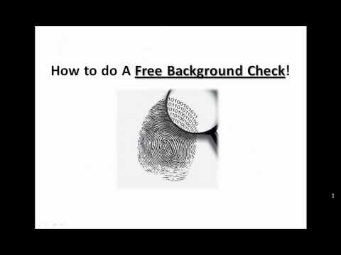 how to perform background check