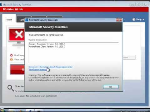 how to remove microsoft security essentials