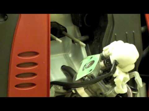 Honda Generator EU10i how to fix rough idle