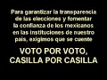 voto por voto en apego a la ley