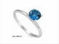 $4420 Fancy BLUE DIAMOND 1.30 carats Engagement Ring