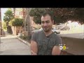 I am on the news.