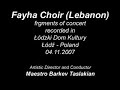 Fayha Choir in Łódzki Dom Kultury (Łódź - Poland) 04.11.2007 - Thumb #3