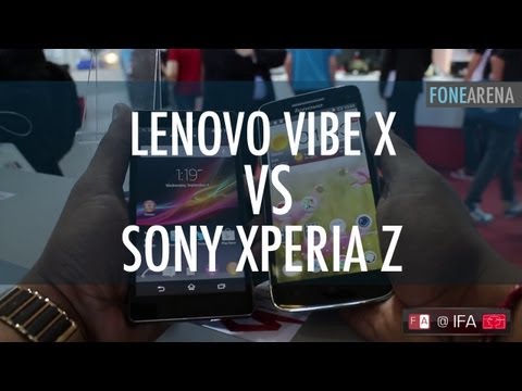 Lenovo Vibe X Vs Sony Xperia Z Hands On