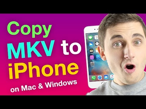 how to sync mkv files to iphone
