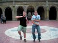 Rav dancing with Matt Harding from Where the hell is Matt Rav dancing with Matt Harding from Where the hell is Matt