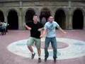 Rav dancing with Matt Harding from Where the hell is Matt