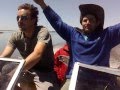 videos de nelson, yama y areto paseando en lancha en esquina
