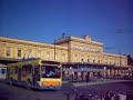 filobus SOCIMI e filosnodati da 18 metri MAN Autodromo che arrivano e partono dal piazzale della stazione F.S. a Modena.Linee 7 ed 11Ripresa del giorno 24 Gennaio 2008