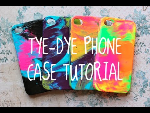 DIY TYE DYE Case Tutorial! (SUPER EASY!!)