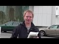 Tom på väg ut från TurningTorso kommentar