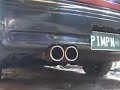 Q45 rear muffler removed