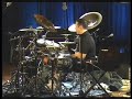 mark zonder playing two fates warning songs at a drum clinic at the musicians institute in hollywood