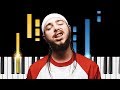 Post Malone feat. Ty Dolla $ign - Psycho - Piano Tutorial