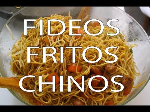 Fideos Fritos Chinos Con Pollo Fácil Y Rápido