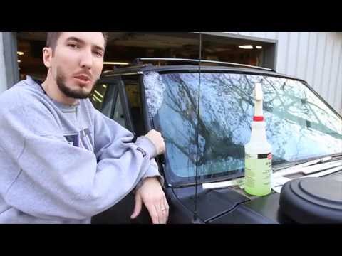 how to repair a windshield leak