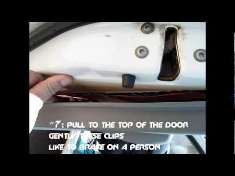how to remove door card on corsa d