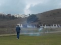 acrobacias de helicoptero en el