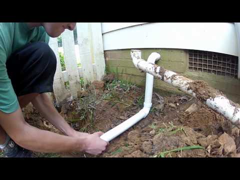 how to unclog sump pump drain
