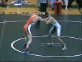 2005 Hoosier Crossroads Conference Finals 130lbs Josiah Wagoner vs. Tony Metzger