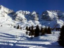 Altopiano del Montasio con la neve.Friuli