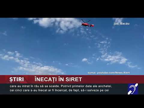 Băieții înecați în Siret, din județul Neamț