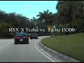 me vs. is300 turbo me vs. is300 turbo