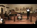 Concerto live, in occasione del 250° anno della morte di GFHandel, dedicato alle cantate italiane composte in occasione del suo viaggio studio in Italia, durante il quale, uno dei periodi di composizione più ispirato, coincise con il suo soggiorno a Viagnanello (VT) quando fu ospite presso la famiglia Ruspoli. Per tal motivo il concerto è stato ambientato in uno dei palazzi nobili di Tarquinia, città sotto l'influenza della nobile casata romana. Il controtenore Mario Bassani, uno dei più ...