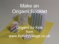 Origami Booklet