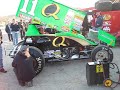 Kinser putting heat in the engine Kinser putting heat in the engine