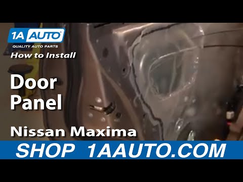 How To Install Replace Remove Rear Door Panel Nissan Maxima 04-08 1AAuto.com