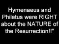 Hyper-Preterism Resurrection Past Views