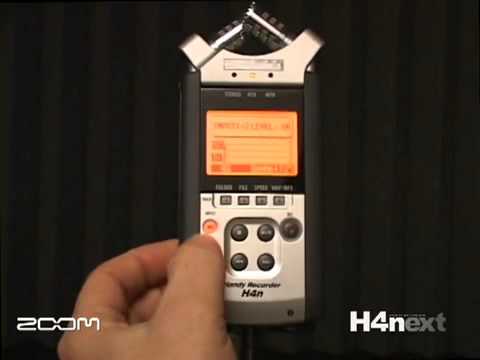 how to use the zoom h4n