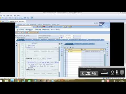 how to handle table control in bdc