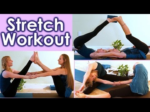 Stretch Routine for Full Body Flexibility, Partner Stretching for Dance & Cheer, How to Yoga at Home