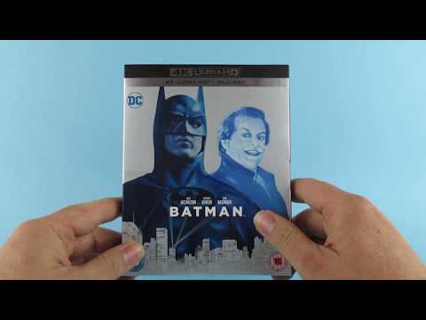 Batman 89 4K ULTRA HD Blu ray unboxing /review