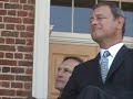 Montpelier Foundation president Michael Quinn and PBS NewsHour anchor Jim Lehrer make opening remarks at the Restoration Celebration at the home of James Madison (Montpelier) on Constitution Day.  Recorded September 17, 2008, in Orange County, Virginia.For more information, see http://tinyurl.com/442rhr