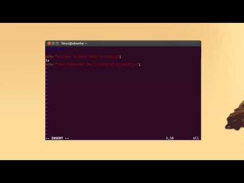 how to use control c in shell script
