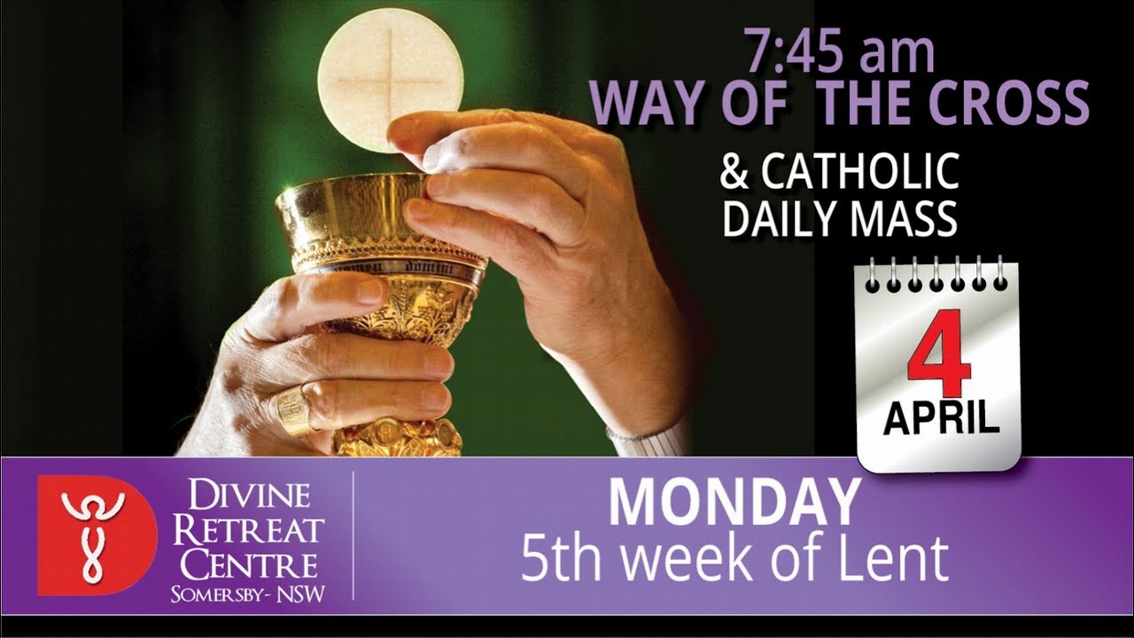 Catholic Mass Online 4th April 2022 | Monday Daily Mass