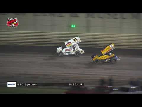 Knoxville Raceway 410 Highlights: August 25, 2018