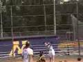 Brittany Blankenship Strikes Out Baseball Player