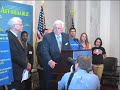 Senator Ted Kennedy discusses new student loan legislation