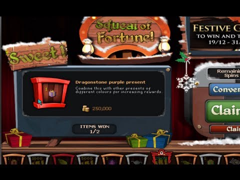 how to get purple present rs