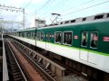 京阪電気鉄道6000系 中書島駅到着 Keihan 6000 series EMU