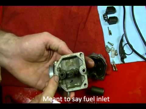 how to get water out of carburetor