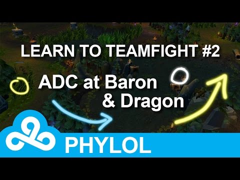 Learn to teamfight #2 : ADC positioning at Baron and Dragon